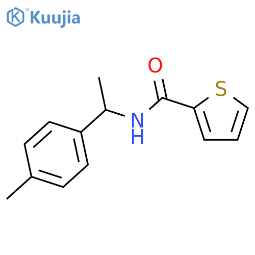 2-THIOPHENECARBOXAMIDE, N-[1-(4-METHYLPHENYL)ETHYL]- structure