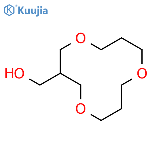 1,5,9-Trioxacyclododecane-3-methanol structure