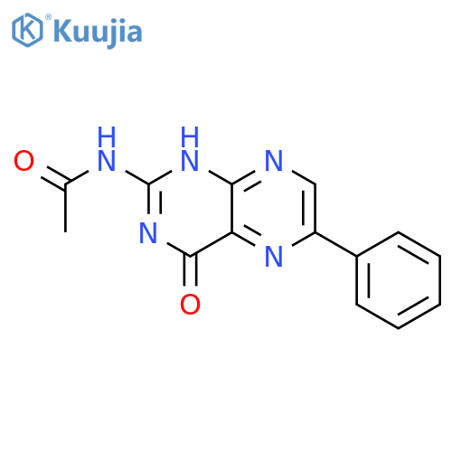 ACETAMIDE, N-(1,4-DIHYDRO-4-OXO-6-PHENYL-2-PTERIDINYL)- structure
