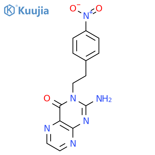 4(3H)-Pteridinone, 2-amino-3-[2-(4-nitrophenyl)ethyl]- structure