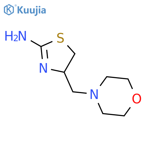 2-Thiazolamine, 4,5-dihydro-4-(4-morpholinylmethyl)- structure