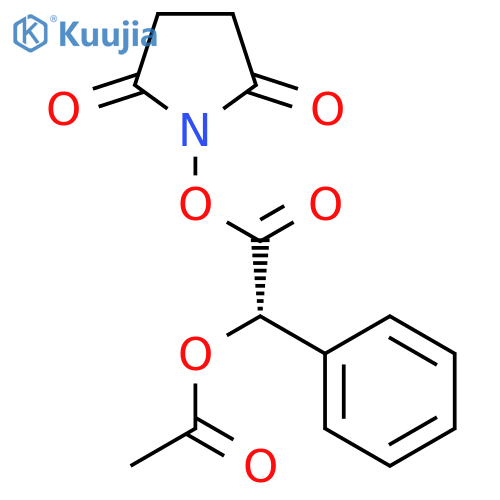 2,5-Pyrrolidinedione, 1-[[(2S)-(acetyloxy)phenylacetyl]oxy]- structure
