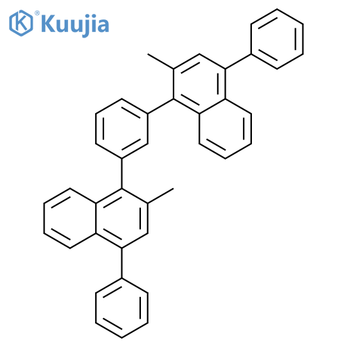 Naphthalene, 1,1'-(1,3-phenylene)bis[2-methyl-4-phenyl- structure