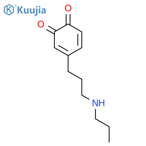 3,5-Cyclohexadiene-1,2-dione, 4-[3-(propylamino)propyl]- (9CI) structure