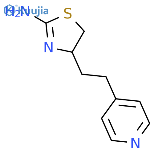 2-Thiazolamine, 4,5-dihydro-4-[2-(4-pyridinyl)ethyl]- structure