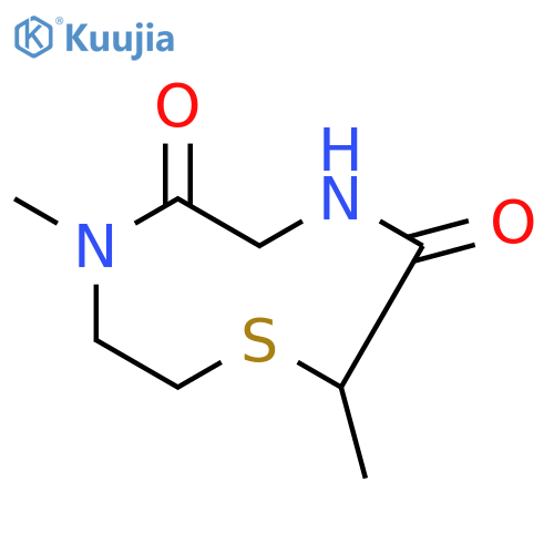 1,4,7-THIADIAZONINE-3,6(2H,7H)-DIONE, TETRAHYDRO-2,7-DIMETHYL- structure