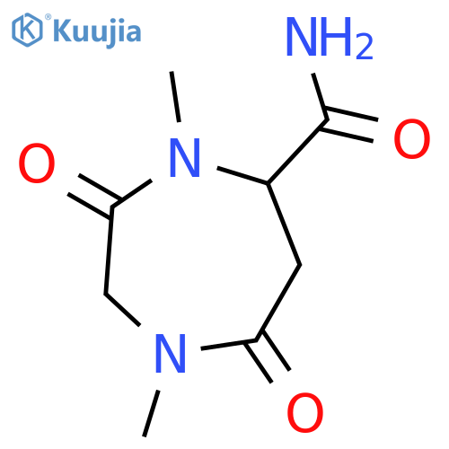 1H-1,4-Diazepine-5-carboxamide, hexahydro-1,4-dimethyl-3,7-dioxo- structure