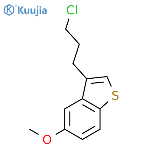 Benzo[b]thiophene, 3-(3-chloropropyl)-5-methoxy- structure