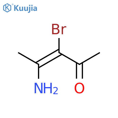 3-Penten-2-one, 4-amino-3-bromo- structure