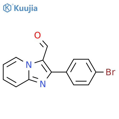2-(4-Bromophenyl)imidazo[1,2-a]pyridine-3-carbaldehyde structure