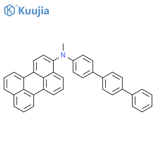 3-PERYLENAMINE, N-METHYL-N-[1,1':4',1''-TERPHENYL]-4-YL- structure