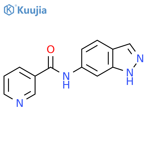N-(1H-indazol-6-yl)pyridine-3-carboxamide structure
