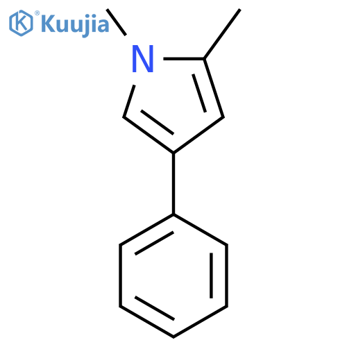 1,2-Dimethyl-4-phenyl-pyrrole structure