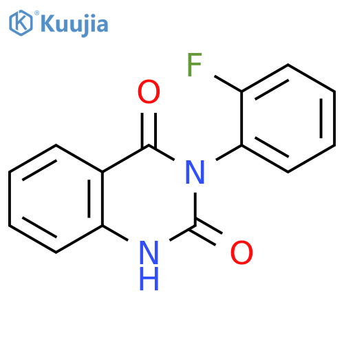 2,4(1H,3H)-Quinazolinedione, 3-(2-fluorophenyl)- structure