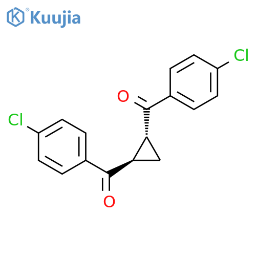 Methanone, (1R,2R)-cyclopropane-1,2-diylbis[(4-chlorophenyl)-, rel- structure