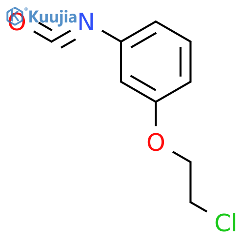 Benzene, 1-(2-chloroethoxy)-3-isocyanato- structure