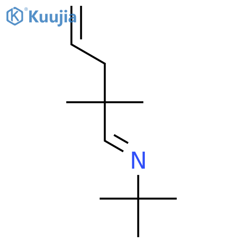 2-Propanamine, N-(2,2-dimethyl-4-pentenylidene)-2-methyl- structure