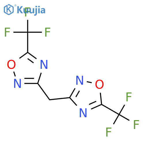 1,2,4-OXADIAZOLE, 3,3'-METHYLENEBIS[5-(TRIFLUOROMETHYL)- structure