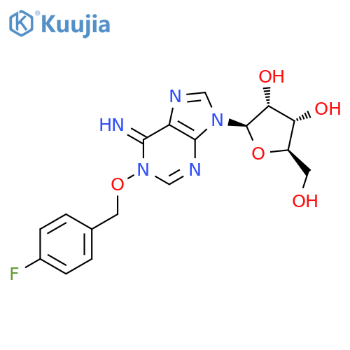 ADENOSINE, 1-[(4-FLUOROPHENYL)METHOXY]- structure