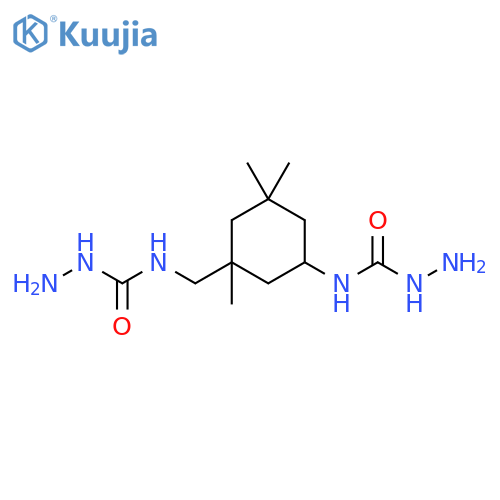 Hydrazinecarboxamide,N-[3-[[(hydrazinocarbonyl)amino]methyl]-3,5,5-trimethylcyclohexyl]- structure