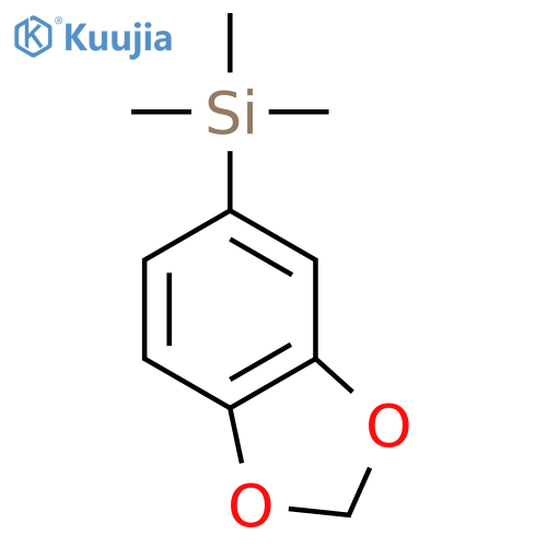 Silane, 1,3-benzodioxol-5-yltrimethyl- structure