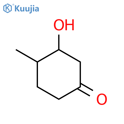 3-Hydroxy-4-methylcyclohexan-1-one structure