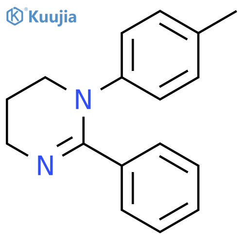 Pyrimidine, 1,4,5,6-tetrahydro-1-(4-methylphenyl)-2-phenyl- structure