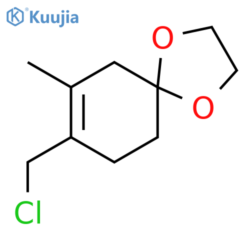 1,4-DIOXASPIRO[4.5]DEC-7-ENE, 8-(CHLOROMETHYL)-7-METHYL- structure