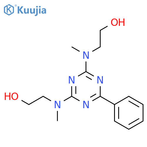 2,2'-((6-Phenyl-1,3,5-triazine-2,4-diyl)bis(methylazanediyl))diethanol structure