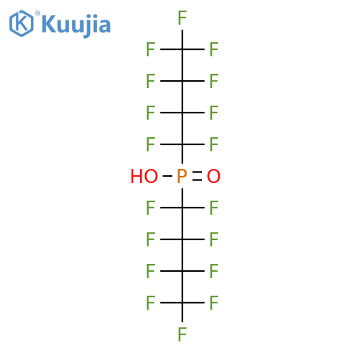 Bis(nonafluorobutyl)phosphinic Acid structure