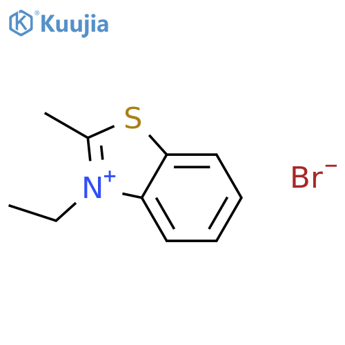 Benzothiazolium, 3-ethyl-2-methyl-, bromide structure