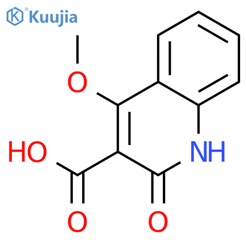 4-methoxy-2-oxo-1,2-dihydroquinoline-3-carboxylic acid structure