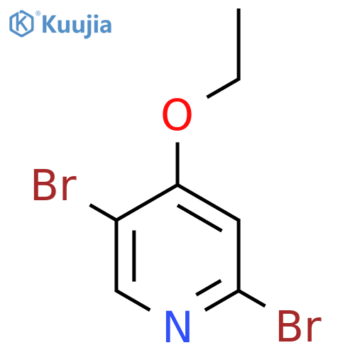 2,5-Dibromo-4-ethoxypyridine structure