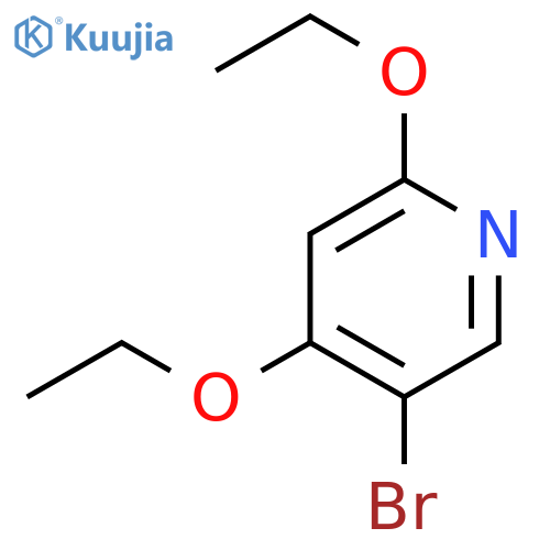 5-bromo-2,4-diethoxypyridine structure