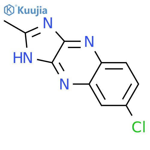 1H-Imidazo[4,5-b]quinoxaline, 6-chloro-2-methyl- structure