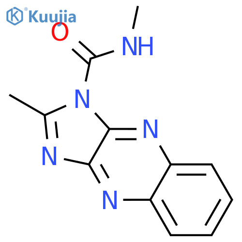 1H-IMIDAZO[4,5-B]QUINOXALINE-1-CARBOXAMIDE, N,2-DIMETHYL- structure