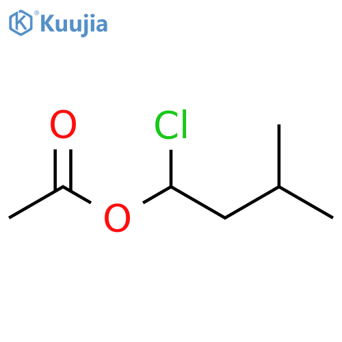 1-Butanol, 1-chloro-3-methyl-, acetate structure