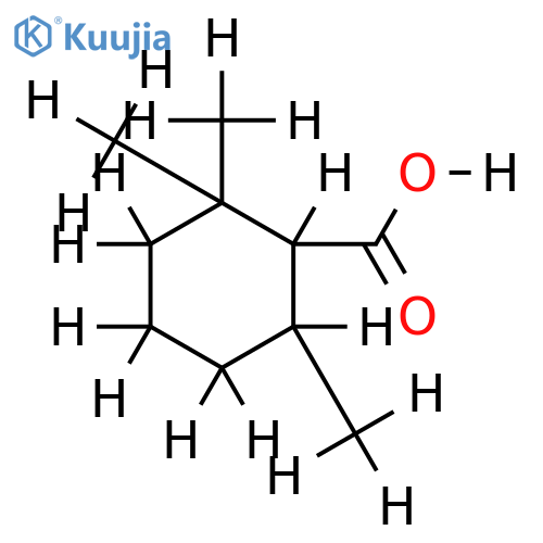 (+-)-2,2,6t-Trimethyl-cyclohexan-r-carbonsaeure structure