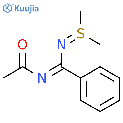 Sulfilimine, N-[(acetylimino)phenylmethyl]-S,S-dimethyl- structure