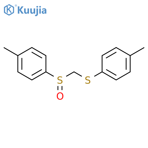Benzene, 1-methyl-4-[[[(4-methylphenyl)sulfinyl]methyl]thio]- structure