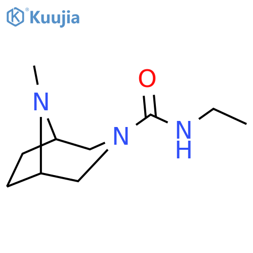 N-ethyl-8-methyl-3,8-diazabicyclo[3.2.1]octane-3-carboxamide structure