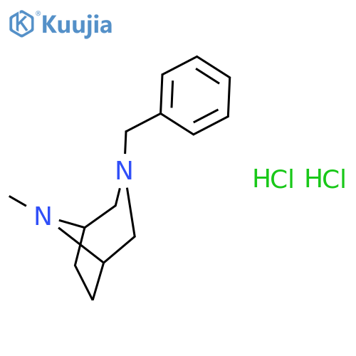 3-Benzyl-8-methyl-3,8-diazabicyclo[3.2.1]octane dihydrochloride structure