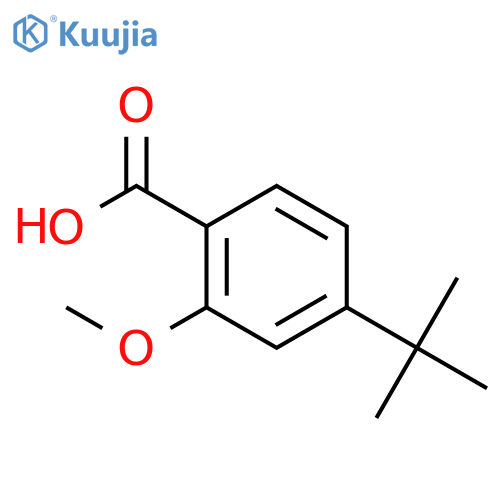 4-(tert-Butyl)-2-methoxybenzoic acid structure
