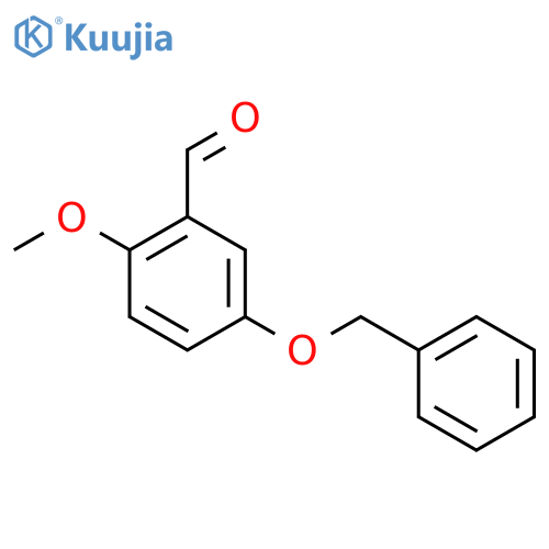 Benzaldehyde, 2-methoxy-5-(phenylmethoxy)- structure