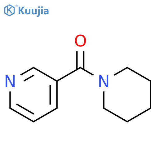 Piperidine, 1-(3-pyridinylcarbonyl)- structure