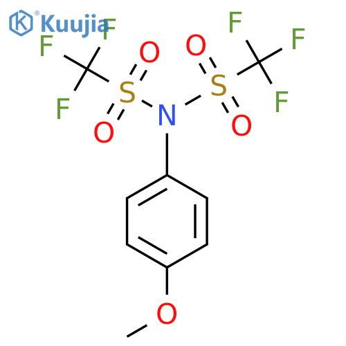 N-(4-Methoxyphenyl) bis-trifluoromethane sulfonimide structure