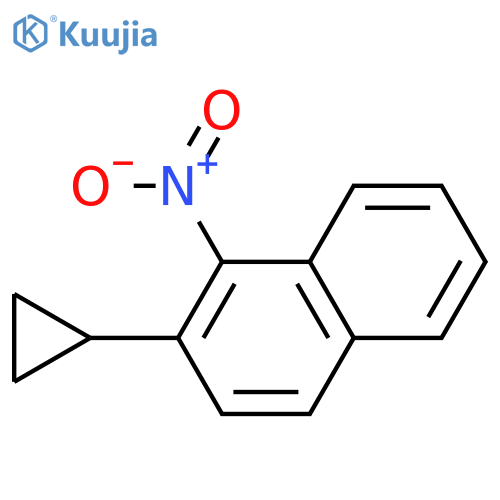2-Cyclopropyl-1-nitro-naphthalene structure