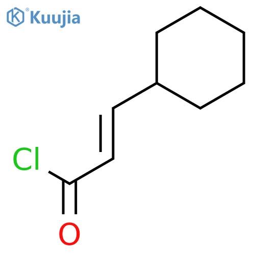 2-Propenoyl chloride, 3-cyclohexyl- structure