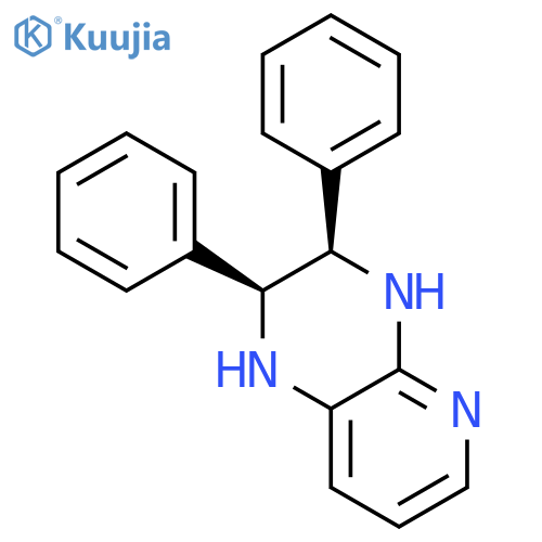 Pyrido[2,3-b]pyrazine, 1,2,3,4-tetrahydro-2,3-diphenyl-, cis- structure