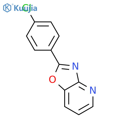 2-(4-Chlorophenyl)oxazolo[4,5-b]pyridine structure